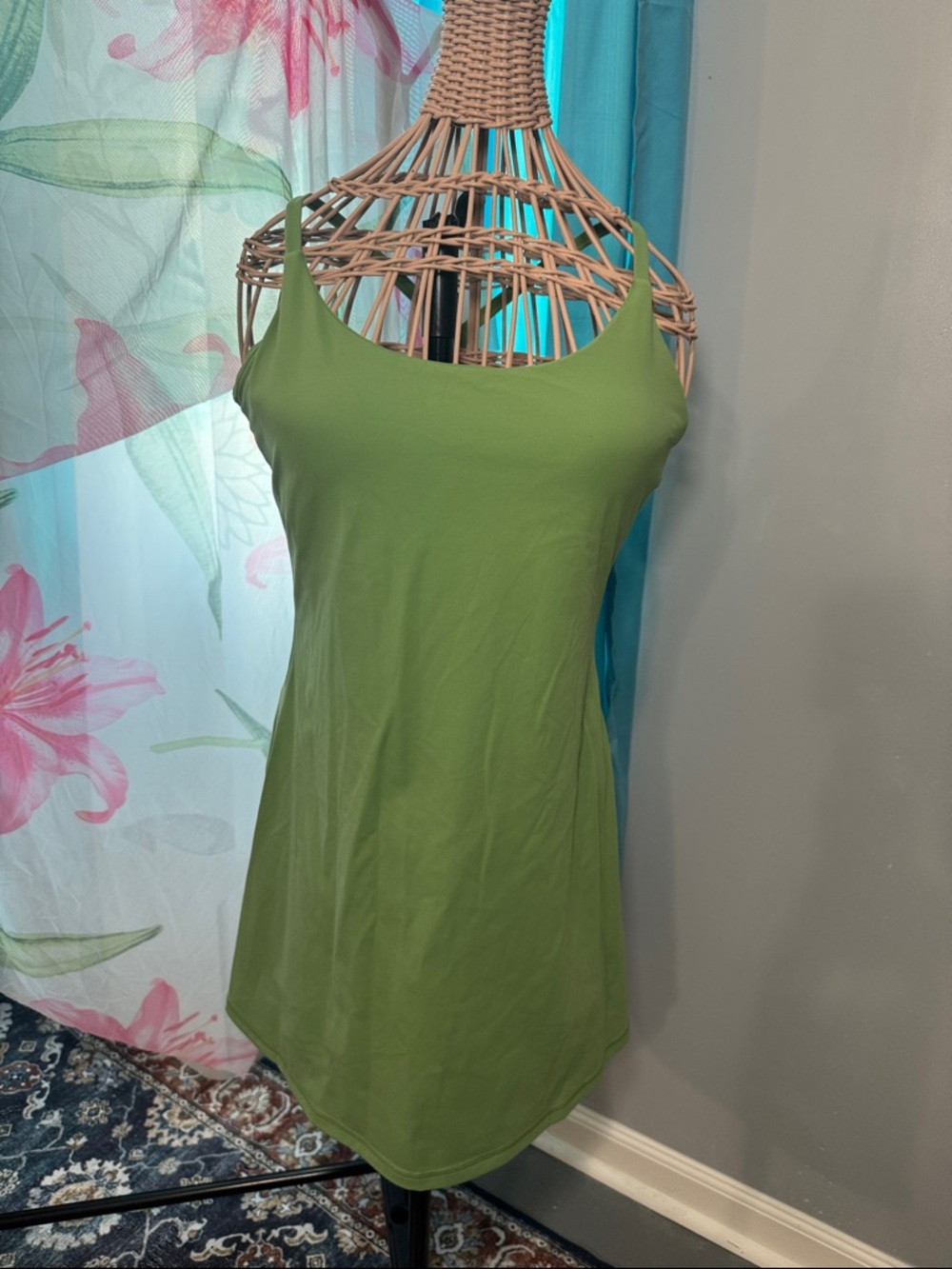 HALARA Olive Green Mini Dress Tank